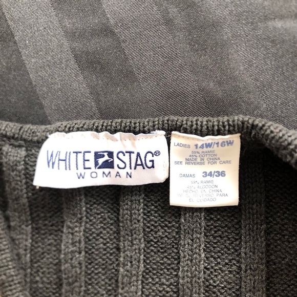 Vtg White Stag Embroidered Floral Vest - Picture 13 of 16